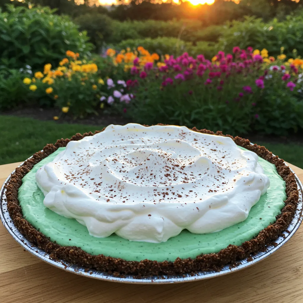 No-Bake Grasshopper Pie - secondary view